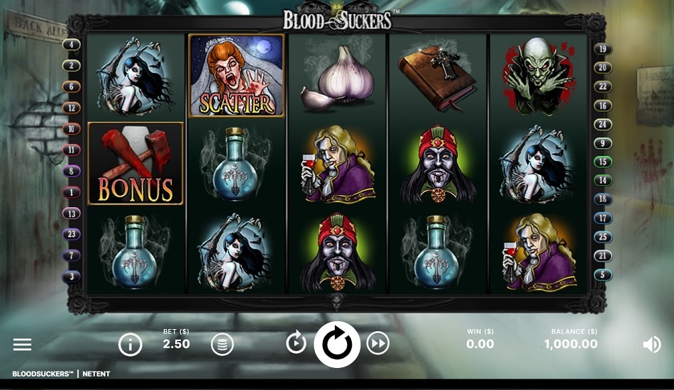 Blood Suckers slot from NetEnt