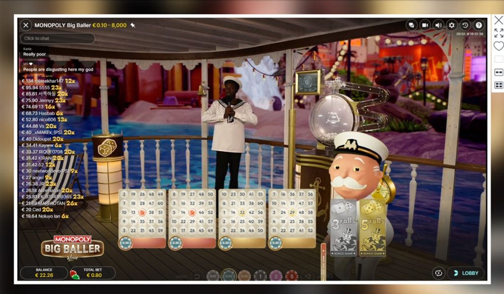 Monopoly Big Baller by Evolution Gaming