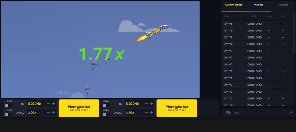 JetX game screenshot