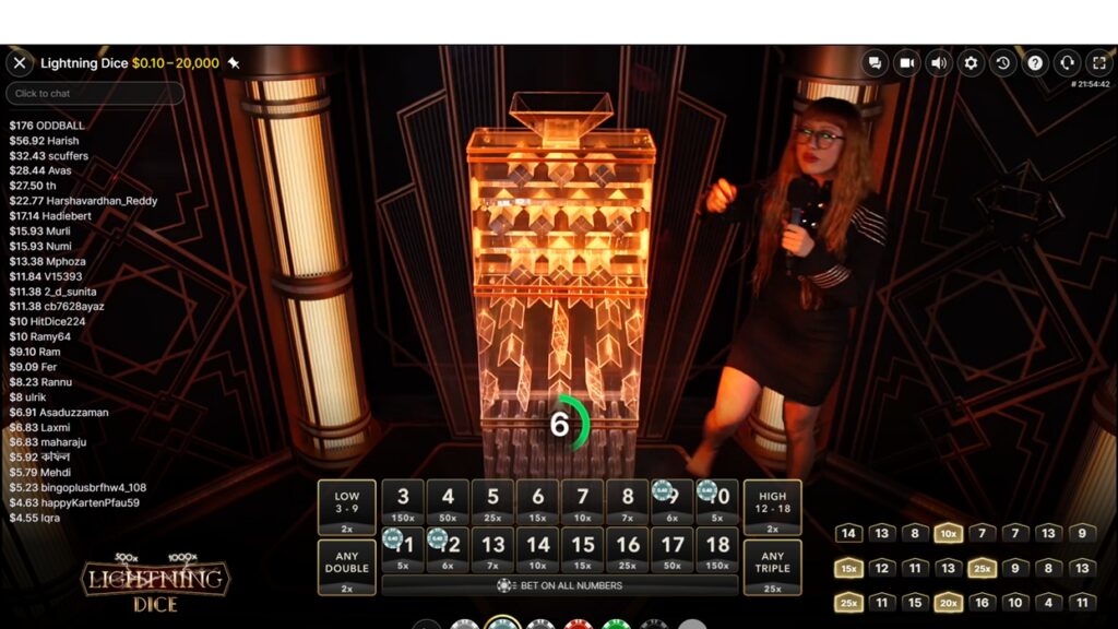 Lightning Dice from Evolution