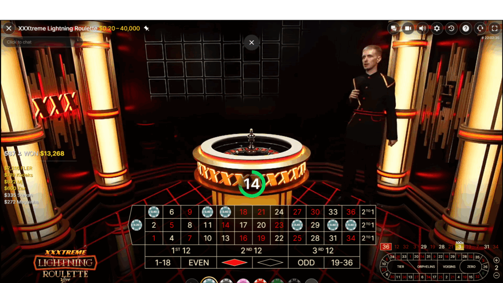 XXXtreme Lightning Roulette
